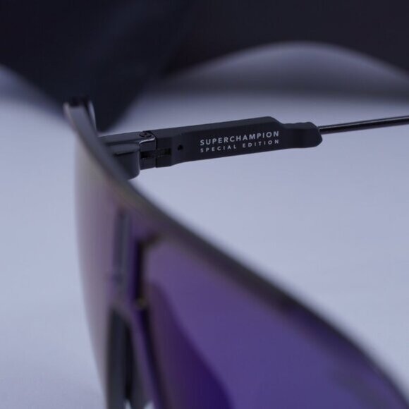 Carrera SUPERCHAMPION D51 XT Shield Sunglasses - Black/Blue/Blue Mirrored - Picture 7 of 12